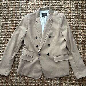 Banana Republic Beige Boyfriend Blazer